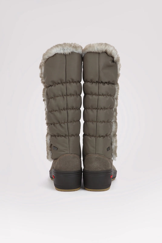 Pajar Sira Women's High Zip Boot w/ Ice Gripper - Taupe Pajar Sira Women's High Zip Boot w/ Ice Gripper - Taupe