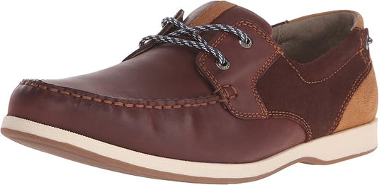 Florsheim Men's Riptide Moc Toe Oxford - Chestnut Smooth Florsheim Men's Riptide Moc Toe Oxford - Chestnut Smooth