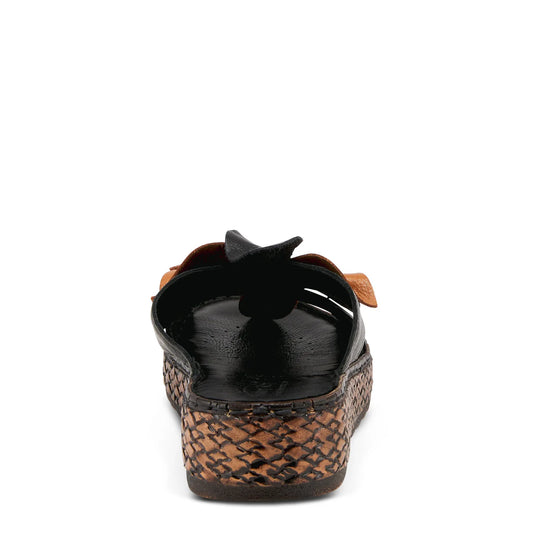 SPRING STEP HILARY SLIDE SANDALS BLACK SPRING STEP HILARY SLIDE SANDALS BLACK