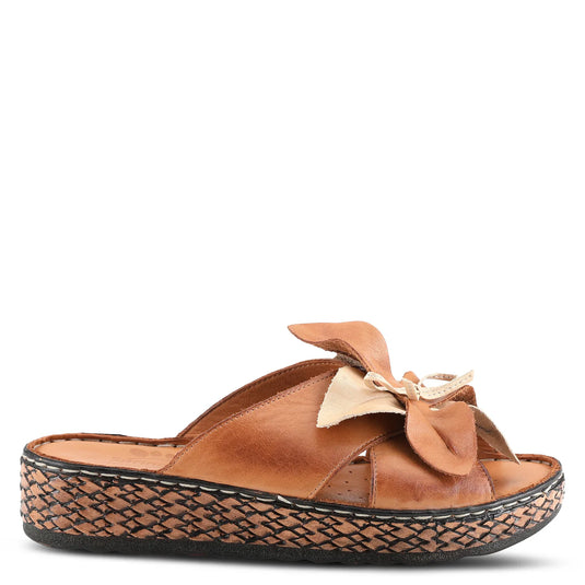 SPRING STEP HILARY SLIDE SANDALS CAMEL SPRING STEP HILARY SLIDE SANDALS CAMEL