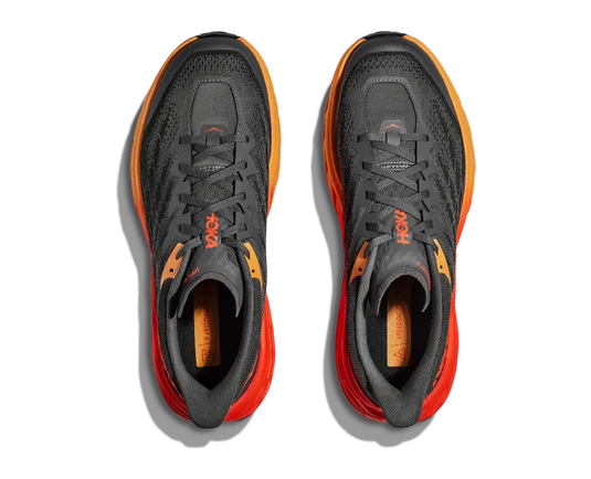 Hoka One One Mens Speedgoat 5 Castlerock/ Flame Hoka One One Mens Speedgoat 5 Castlerock/ Flame