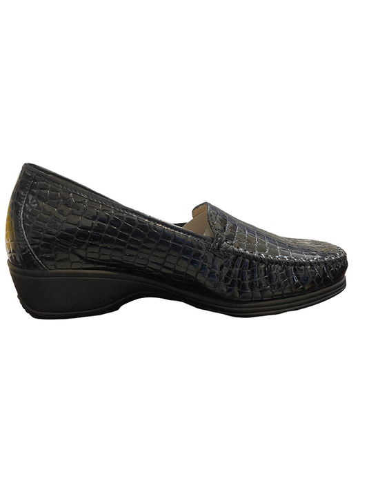 Stiledivita Women's 7161 loafers Black Croc