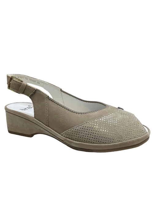 Ara Women's Ruegen-CAL Slingback Sandal TAUPE Ara Women's Ruegen-CAL Slingback Sandal TAUPE