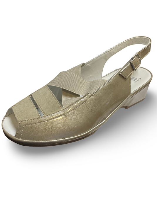 Ara Women's Rumor Slingback Sandal Cotton Patent Ara Women's Rumor Slingback Sandal Cotton Patent