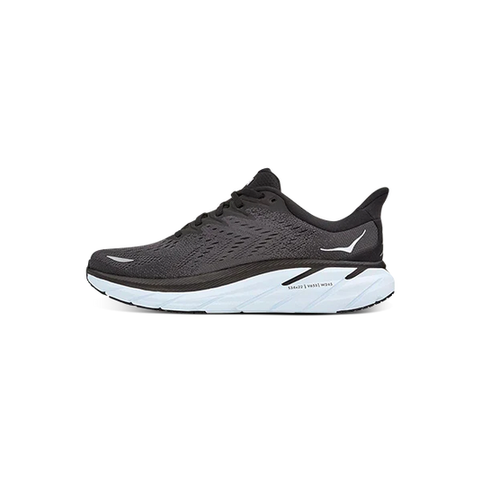 Hoka One One Men's Clifton 8 Sneaker Black & White