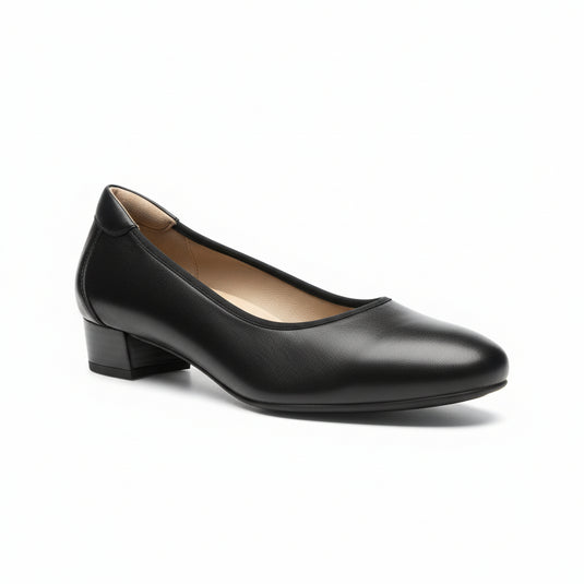 Piesanto Women's 210533 Dress Shoe Black Leather