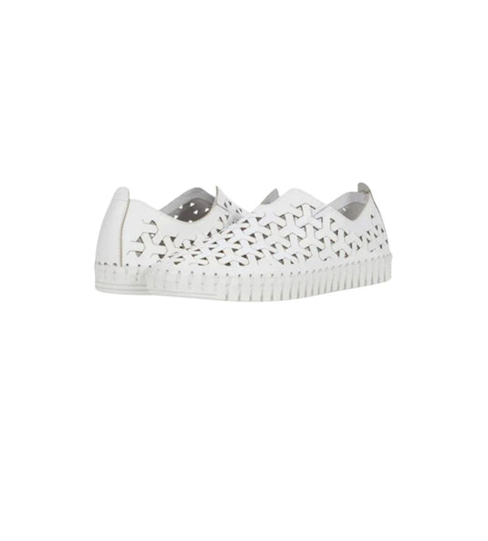 Eric Michael Women's Inez Slip-On White Nubuck