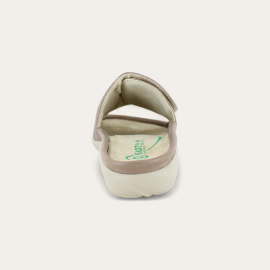 Naot Women's Ipo Sandals Soft Stone Leather/Beige Lizard Leather Naot Women's Ipo Sandals Soft Stone Leather/Beige Lizard Leather