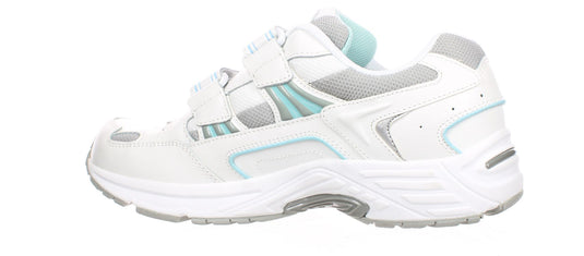 Vionic Women's Tabi Walk Velcro Sneakers White/ Blue Vionic Women's Tabi Walk Velcro Sneakers White/ Blue