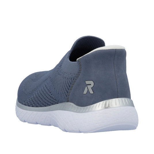 Rieker Women's Edith 72 Step in Sneaker Light Blue Rieker Women's Edith 72 Step in Sneaker Light Blue