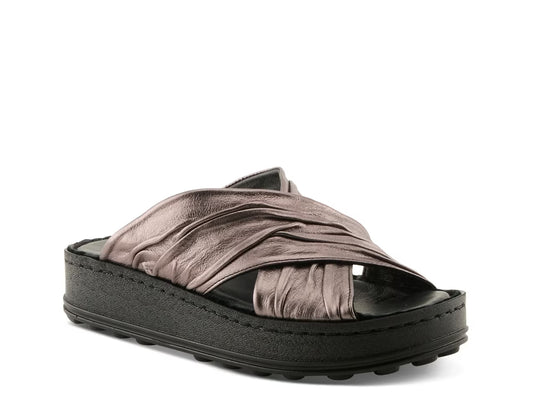 Spring Step Women's Majorelle Slide Sandal Pewter Spring Step Women's Majorelle Slide Sandal Pewter