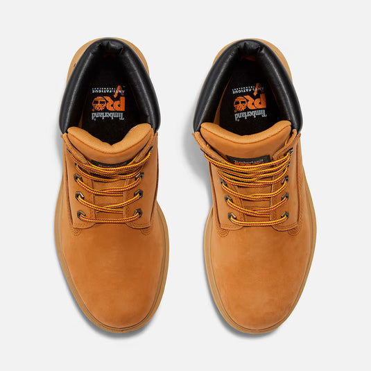 Timberland Men's Pro Direct Attach 6" Soft Toe Boots Wheat Nubuck Timberland Men's Pro Direct Attach 6" Soft Toe Boots Wheat Nubuck