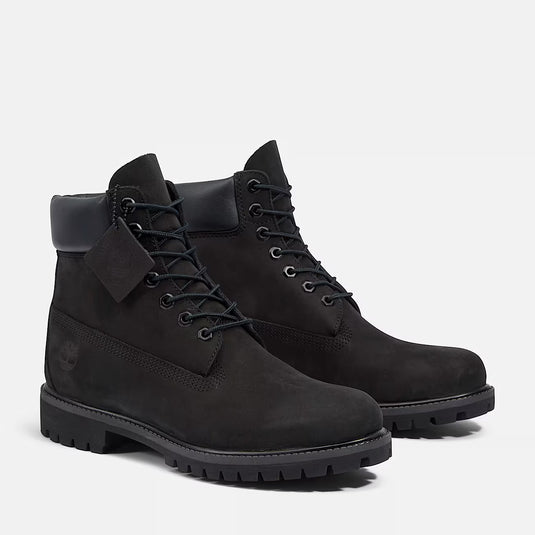 Timberland Men's Premium 6-Inch Waterproof Boot Black Nubuck Timberland Men's Premium 6-Inch Waterproof Boot Black Nubuck