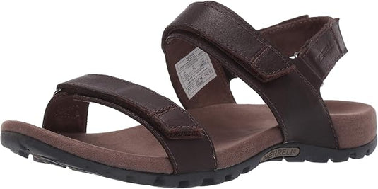 Merrell Men's Sandspur Backstrap Leather Sandal - Brown Merrell Men's Sandspur Backstrap Leather Sandal - Brown