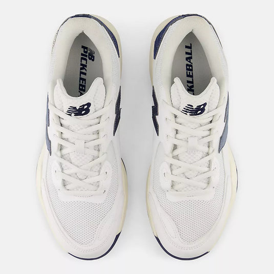 New Balance Men's EveryMatch PickleBall Shoe - WHITE with ZINC BLUE New Balance Men's EveryMatch PickleBall Shoe - WHITE with ZINC BLUE