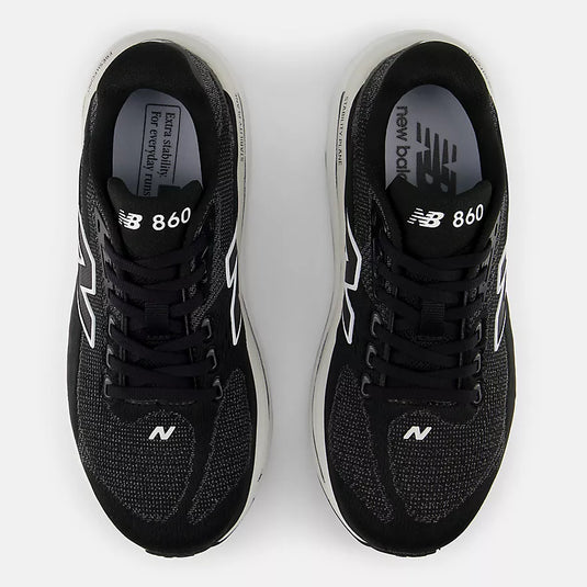 New Balance Women's Fresh Foam X 860v15 Running Shoe - Black/ White New Balance Women's Fresh Foam X 860v15 Running Shoe - Black/ White