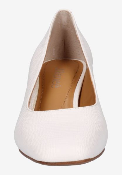 J. Renee Women's Olivienne Slip on Pump White Lizard Print J. Renee Women's Olivienne Slip on Pump White Lizard Print