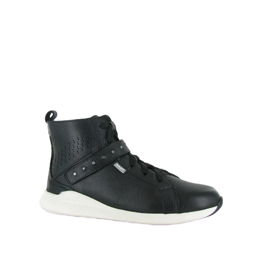 Naot Women's Oxygen lace up high top sneaker Black
