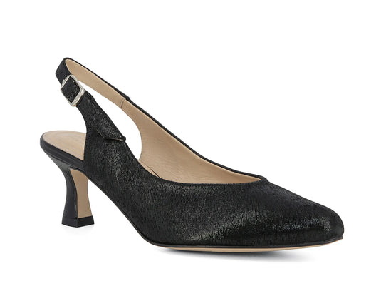 Piesanto Women's  230230 Slingback Kit Pump Black Material Piesanto Women's  230230 Slingback Kit Pump Black Material