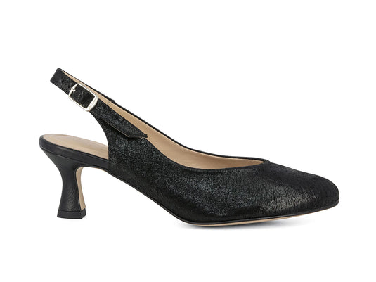 Piesanto Women's  230230 Slingback Kit Pump Black Material