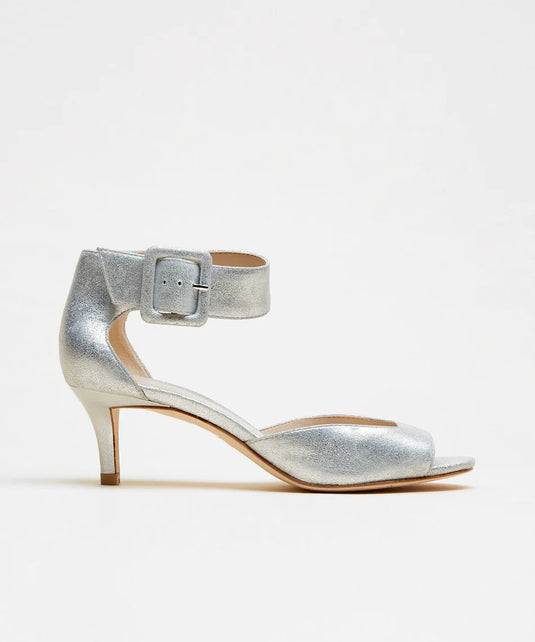 Pella Moda Women's Berlin Low Heel - Silver Pella Moda Women's Berlin Low Heel - Silver