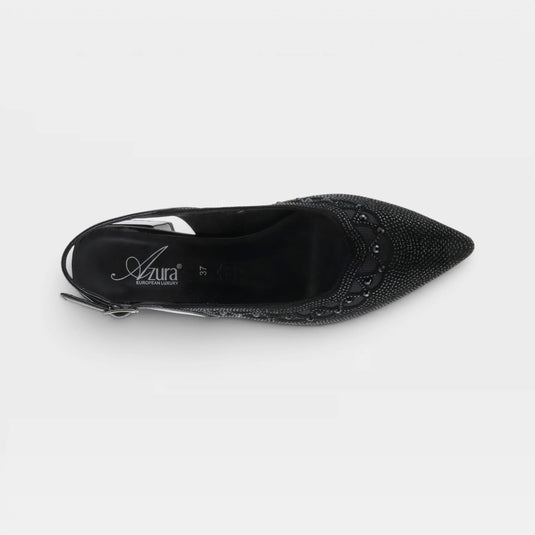Azura Pretigurl Sandals Black Azura Pretigurl Sandals Black