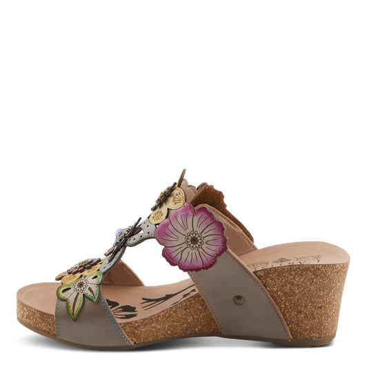 Spring Step L'ARTISTE PRETTYPETALS SANDALS Grey Multi Spring Step L'ARTISTE PRETTYPETALS SANDALS Grey Multi