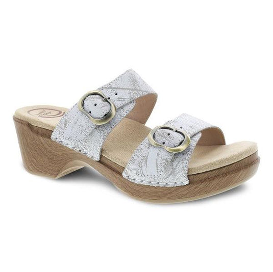Dansko Women's Sophie Sandal Distressed White Dansko Women's Sophie Sandal Distressed White