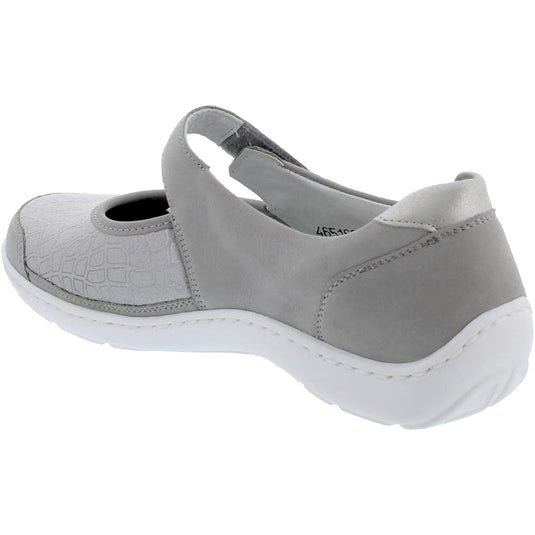 Waldlaufer Women's 496H33 Henni Mary Jane Silver Waldlaufer Women's 496H33 Henni Mary Jane Silver