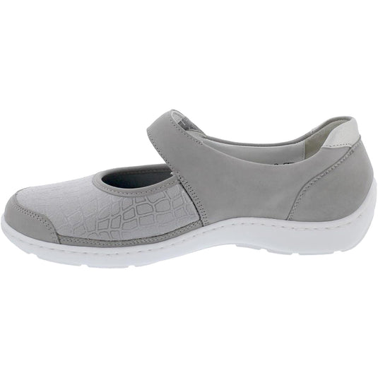 Waldlaufer Women's 496H33 Henni Mary Jane Silver Waldlaufer Women's 496H33 Henni Mary Jane Silver