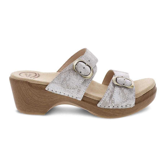 Dansko Women's Sophie Sandal Distressed White