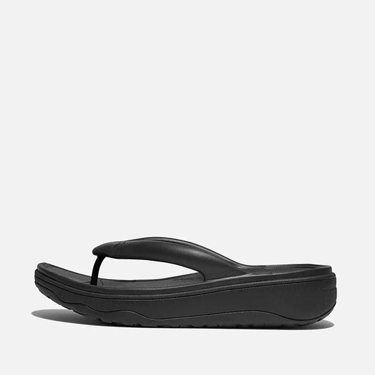 Fitflop Women's RELIEFF Recovery Toe-Post Sandals Black Fitflop Women's RELIEFF Recovery Toe-Post Sandals Black