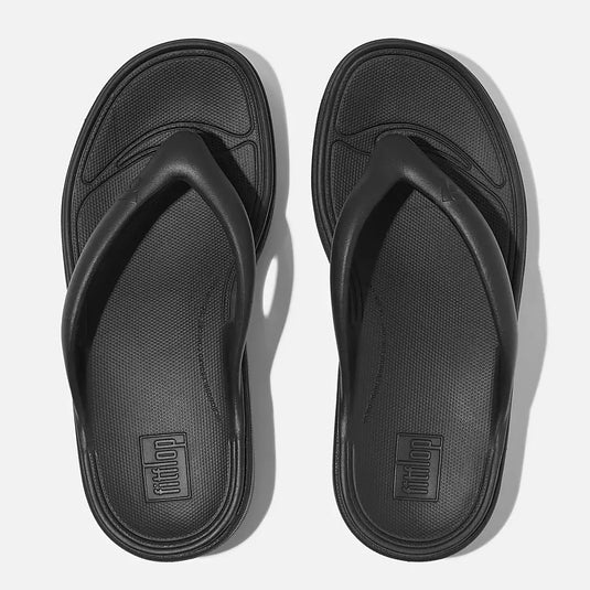 Fitflop Women's RELIEFF Recovery Toe-Post Sandals Black
