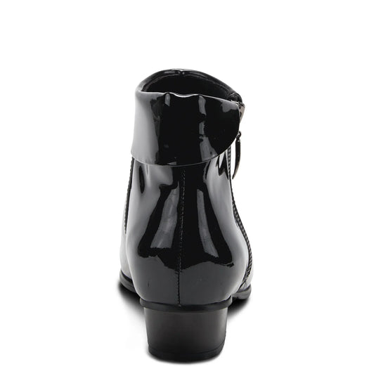 Spring Step Women's Stockholm Bootie Black Patent Spring Step Women's Stockholm Bootie Black Patent