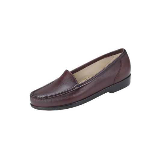 SAS Women's Simplify Slip On Loafer Antique Wine