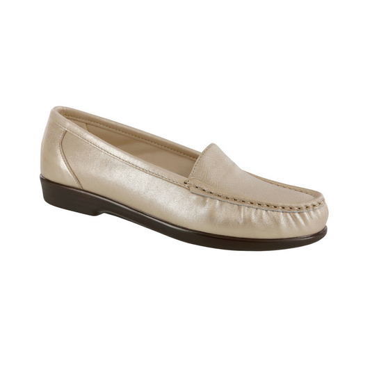 SAS Women's Simplify Slip On Loafer Lusso / Gold Metallic SAS Women's Simplify Slip On Loafer Lusso / Gold Metallic