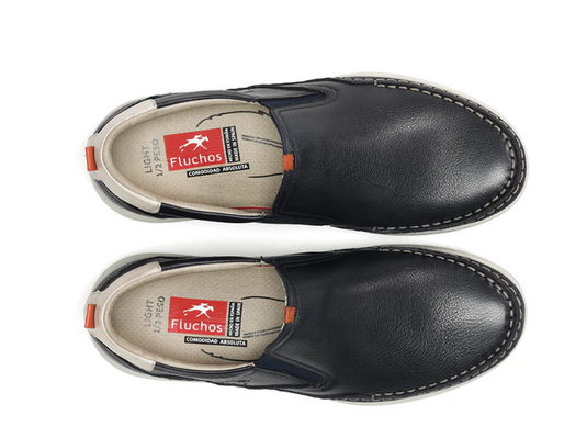 Fluchos Men's KAI F1985 Slip On shoes Dark Blue Fluchos Men's KAI F1985 Slip On shoes Dark Blue
