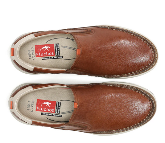 Fluchos Men's KAI F1985 Slip On shoes Light Brown Fluchos Men's KAI F1985 Slip On shoes Light Brown