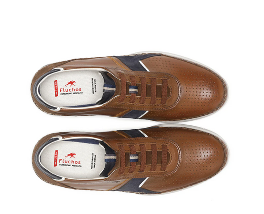 Fluchos Men's YANNIC F1443 Slip-on Shoes Brown Fluchos Men's YANNIC F1443 Slip-on Shoes Brown