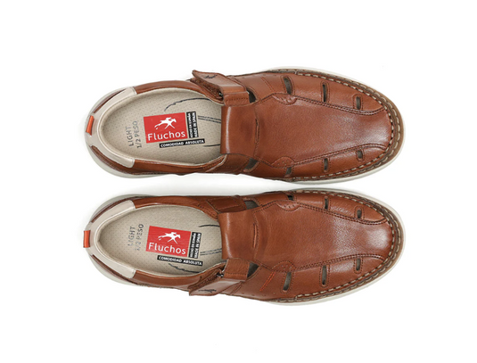 Fluchos Men's KAI F1987 Sandal Brown Fluchos Men's KAI F1987 Sandal Brown