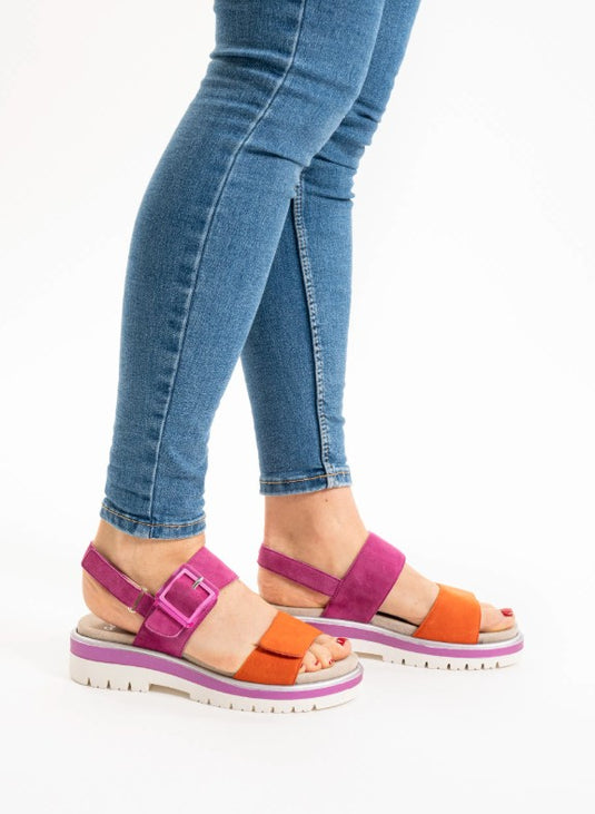 Ara Women's Malaga Sandal Pink Poppy Ara Women's Malaga Sandal Pink Poppy