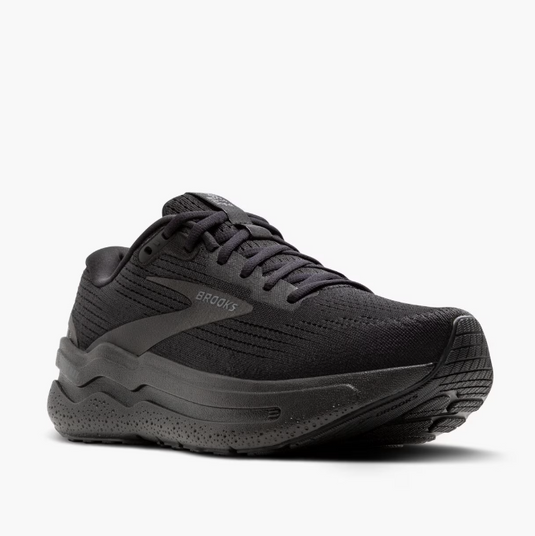 Brooks Men's Ghost Max 2 Sneaker Black/Black/Ebony