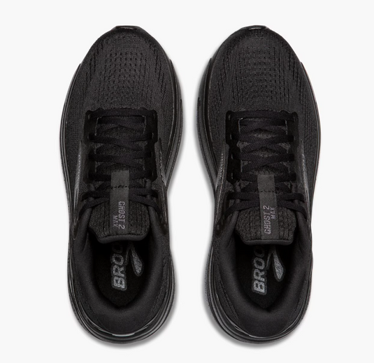 Brooks Men's Ghost Max 2 Sneaker Black/Black/Ebony Brooks Men's Ghost Max 2 Sneaker Black/Black/Ebony