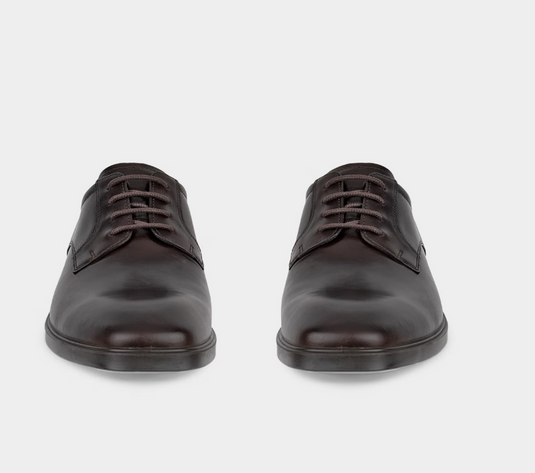 ECCO Men's Metropole Milan Plain Toe Dress Shoe Brown ECCO Men's Metropole Milan Plain Toe Dress Shoe Brown