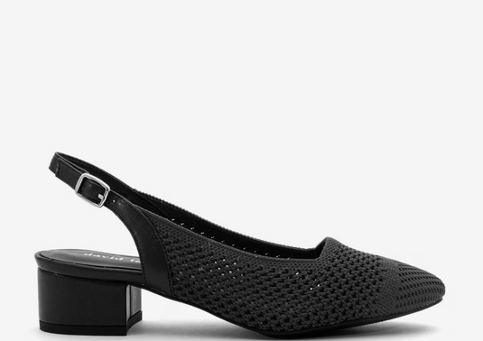 David Tate Women's Glenna Slingback Pump Black David Tate Women's Glenna Slingback Pump Black