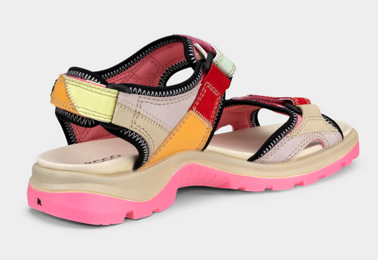 Ecco Women's Offroad Nubuck Outdoor Sandal Multi color Bubblegum Ecco Women's Offroad Nubuck Outdoor Sandal Multi color Bubblegum