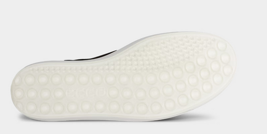 ECCO Women's Soft 7 Leather Lace Slip-In Sneaker Black ECCO Women's Soft 7 Leather Lace Slip-In Sneaker Black