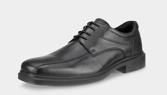 ECCO Men's Helsinki 2 Leather Bike-Toe Derby Shoe Black
