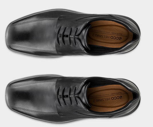 ECCO Men's Helsinki 2 Leather Bike-Toe Derby Shoe Black ECCO Men's Helsinki 2 Leather Bike-Toe Derby Shoe Black