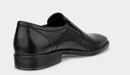 ECCO Men's Metropole Milan Leather Slip-On Derby Shoe Black ECCO Men's Metropole Milan Leather Slip-On Derby Shoe Black